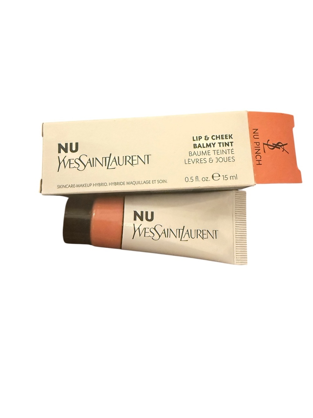 NEW YvesSaintLaurent lip and Cheek Balmy Tint color Nu Peach